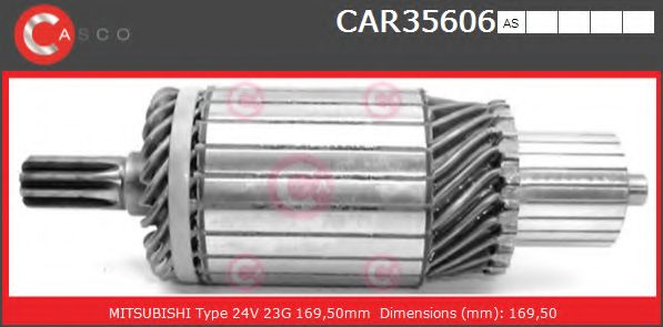 Якорь, стартер CASCO CAR35606AS