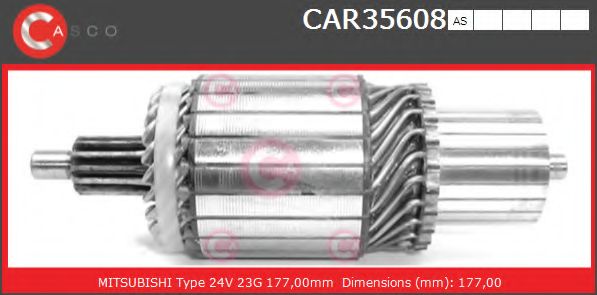 Якорь, стартер CASCO CAR35608AS