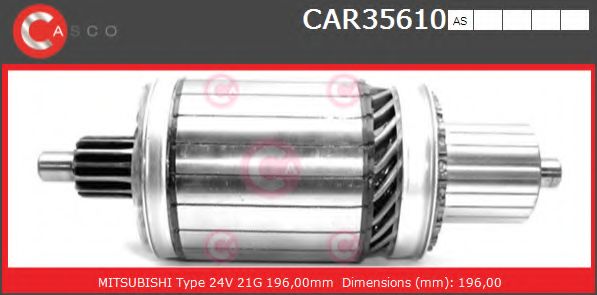 Якорь, стартер CASCO CAR35610AS