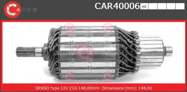 Якорь, стартер CASCO CAR40006AS