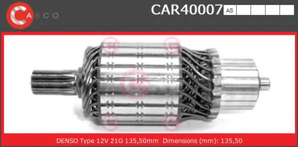 Якорь, стартер CASCO CAR40007AS