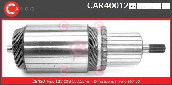 Якорь, стартер CASCO CAR40012AS