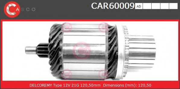 Якорь, стартер CASCO CAR60009AS