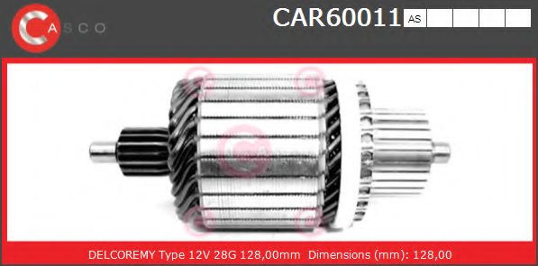 Якорь, стартер CASCO CAR60011AS