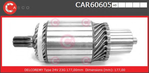 Якорь, стартер CASCO CAR60605AS