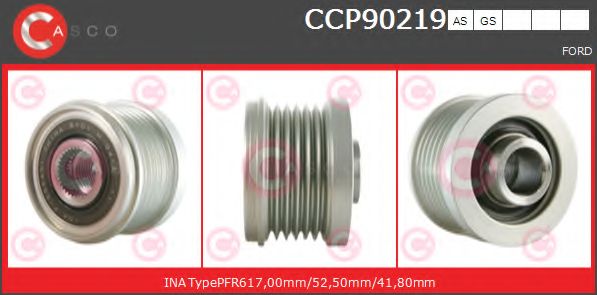 Ременный шкив, генератор CASCO CCP90219AS