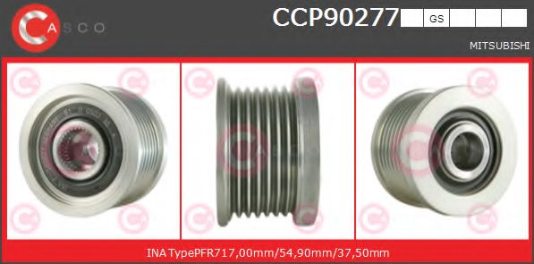 Ременный шкив, генератор CASCO CCP90277GS