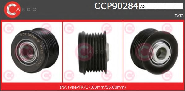 Ременный шкив, генератор CASCO CCP90284AS