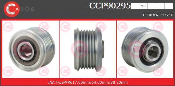 Ременный шкив, генератор CASCO CCP90295GS