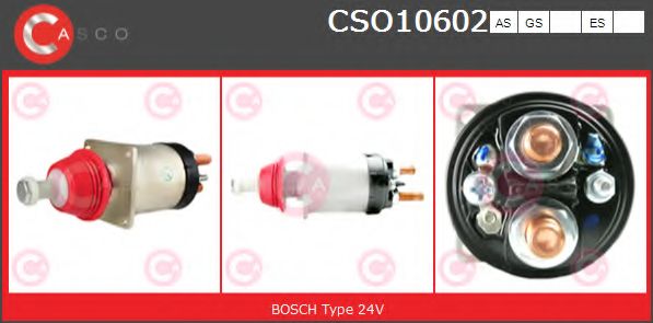 Тяговое реле, стартер CASCO CSO10602AS
