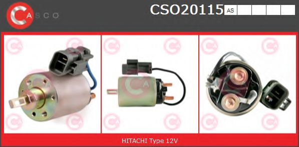 Тяговое реле, стартер CASCO CSO20115AS