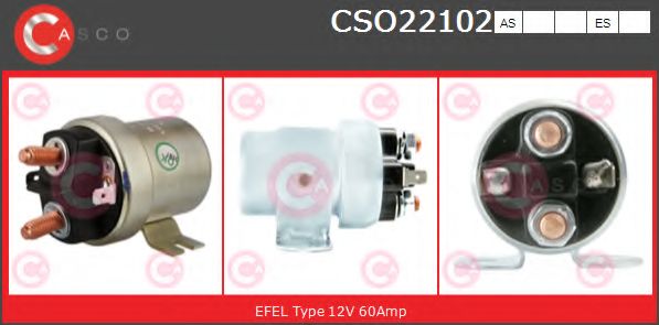 Тяговое реле, стартер CASCO CSO22102AS