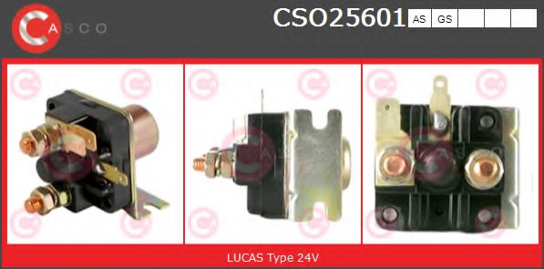 Тяговое реле, стартер CASCO CSO25601AS
