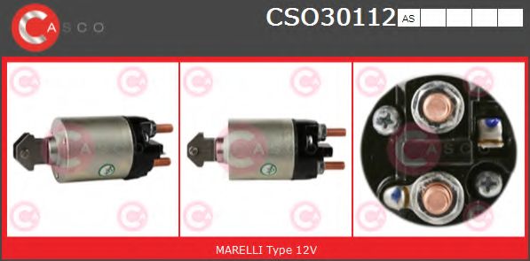 Тяговое реле, стартер CASCO CSO30112AS