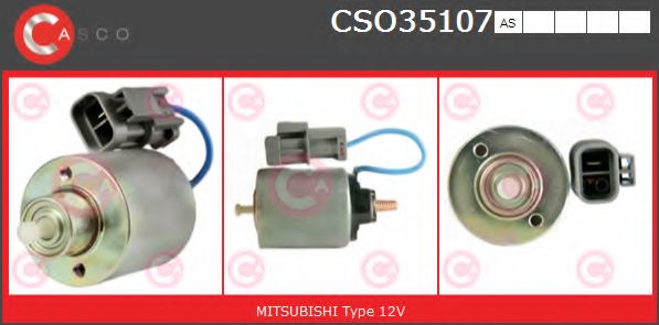 Тяговое реле, стартер CASCO CSO35107AS