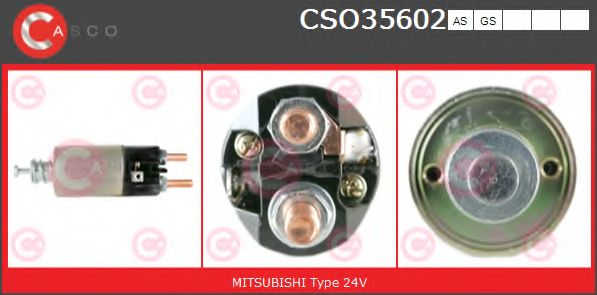 Тяговое реле, стартер CASCO CSO35602AS