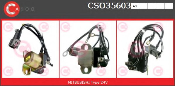 Тяговое реле, стартер CASCO CSO35603AS