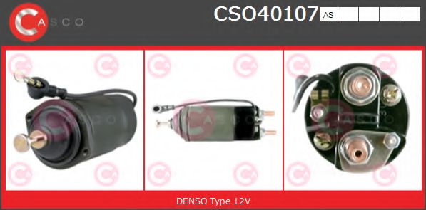Тяговое реле, стартер CASCO CSO40107AS