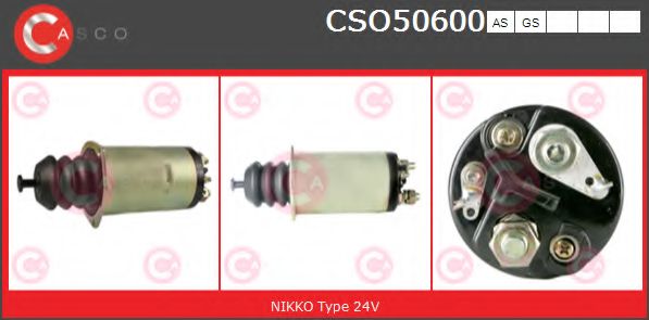 Тяговое реле, стартер CASCO CSO50600AS