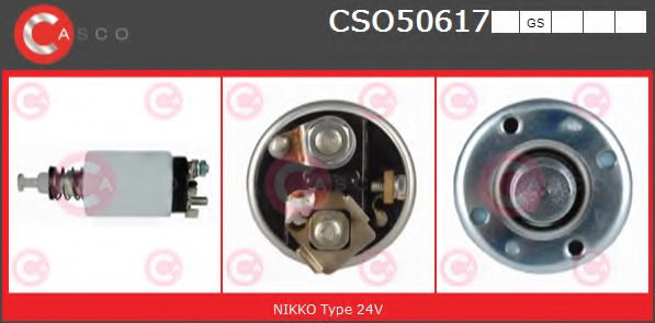 Тяговое реле, стартер CASCO CSO50617GS