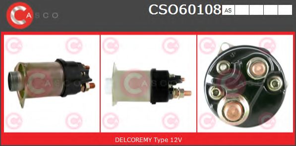 Тяговое реле, стартер CASCO CSO60108AS