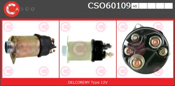 Тяговое реле, стартер CASCO CSO60109AS