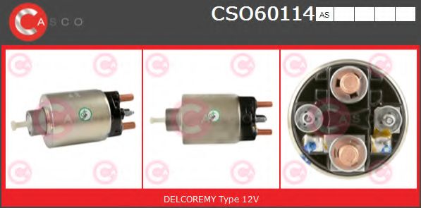Тяговое реле, стартер CASCO CSO60114AS
