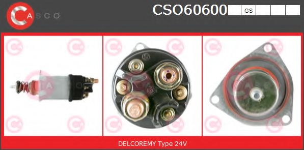 Тяговое реле, стартер CASCO CSO60600GS