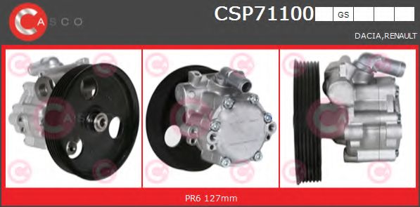 Гидравлический насос, рулевое управление CASCO CSP71100GS