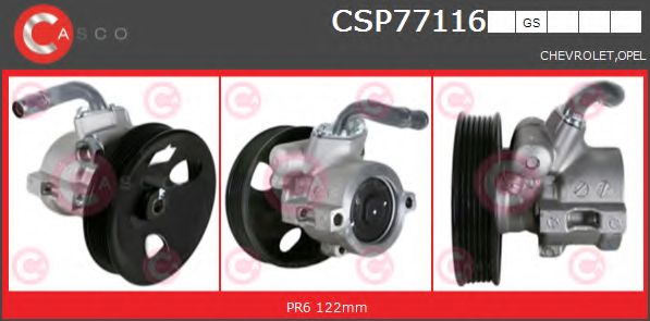 Гидравлический насос, рулевое управление CASCO CSP77116GS