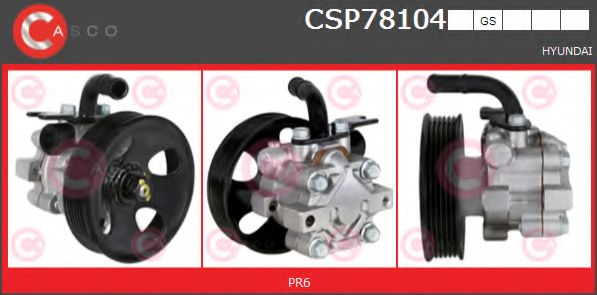 Гидравлический насос, рулевое управление CASCO CSP78104GS