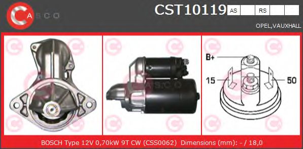 Стартер CASCO CST10119RS