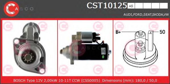 Стартер CASCO CST10125AS