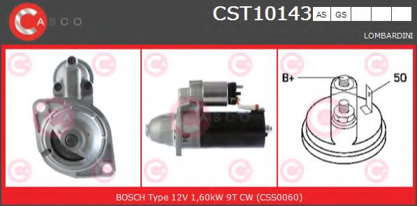 Стартер CASCO CST10143GS