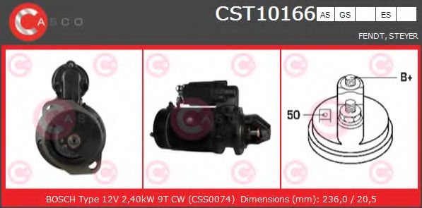 Стартер CASCO CST10166AS