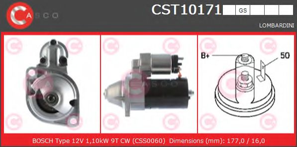 Стартер CASCO CST10171GS