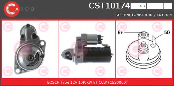 Стартер CASCO CST10174GS