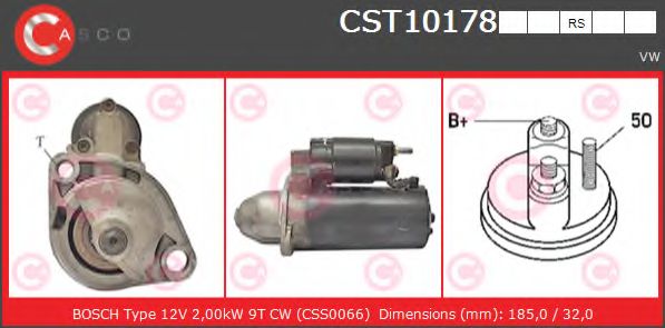 Стартер CASCO CST10178RS