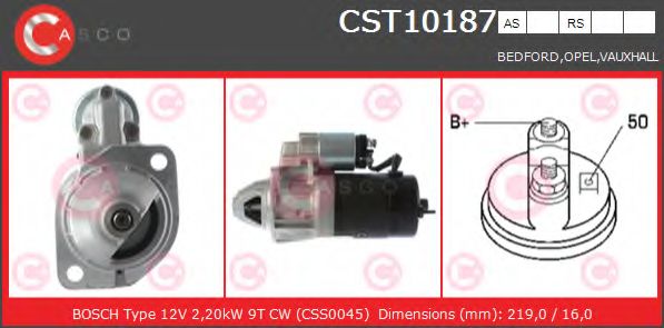 Стартер CASCO CST10187AS