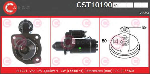 Стартер CASCO CST10190AS