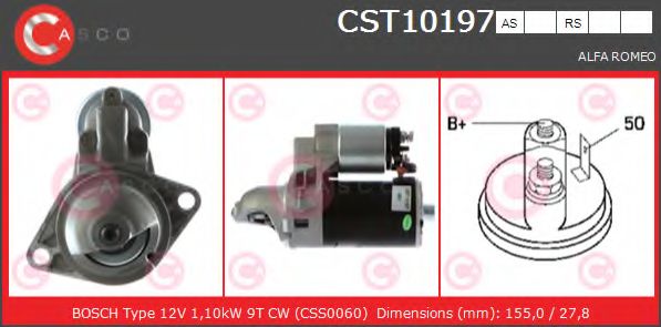 Стартер CASCO CST10197RS