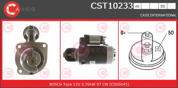 Стартер CASCO CST10233AS