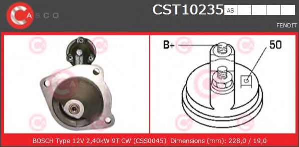 Стартер CASCO CST10235AS