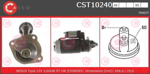 Стартер CASCO CST10240AS