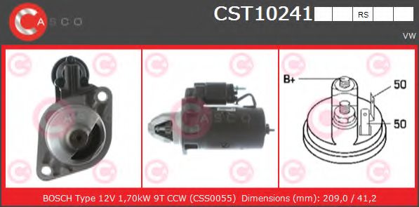 Стартер CASCO CST10241RS