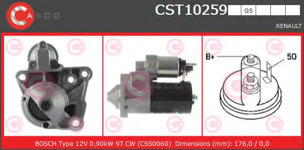 Стартер CASCO CST10259GS