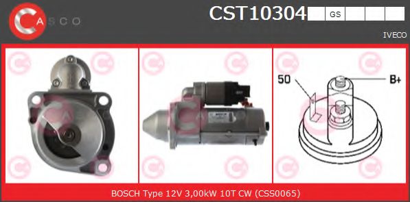 Стартер CASCO CST10304GS