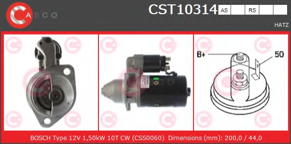 Стартер CASCO CST10314AS