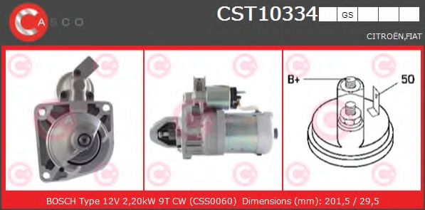 Стартер CASCO CST10334GS