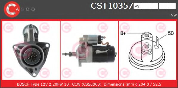 Стартер CASCO CST10357AS